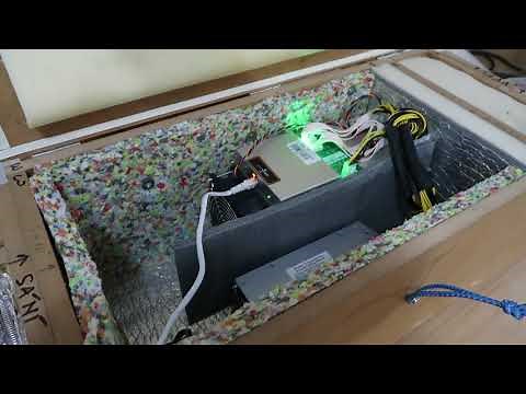 Antminer S9 soundproof box DIY -20dB
