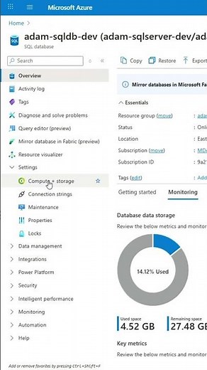 Restart Azure SQL Database from the Portal (No Scripts Needed)