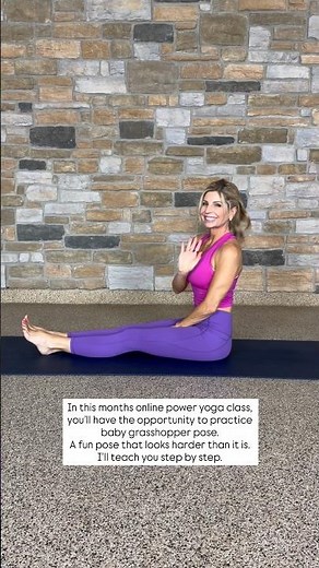 How to do Baby Grasshopper Pose | Yoga Shorts demo