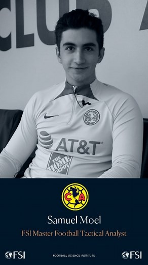 FSI Training on Instagram: "朗 We are delighted to share the inspiring feedback from our FSI student @samy_moel , who recently completed an internship at @clubamerica ️ " FSI helped me because it taught me a lot about both data and video analysis". ➡️ DM for more information about FSI Master's courses"