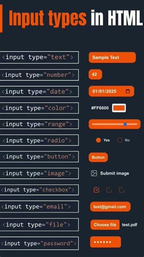 input type in html #input#html #coding