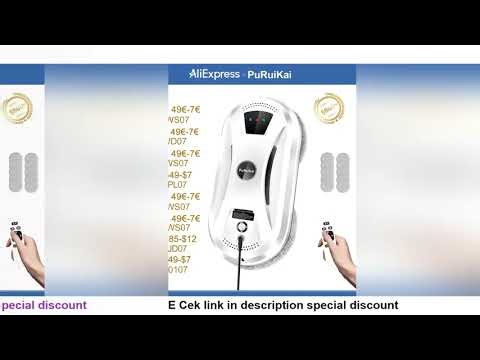 PuRuiKai Ultra Thin Robot Vacuum Cleaner Window Cleaning Robot Window Electric Glass Limpiacristales