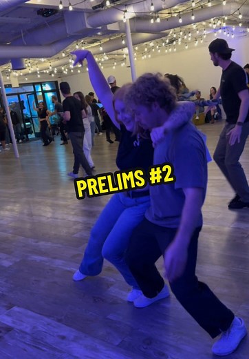 PLEASE FIND ME HIS NAME! • Prelims dance #2 had the rule that we COULD NOT use our palms of our hands so we went between arms and use the FORCE 😂😂 • #dancersoftiktok #dance #countryswing #outofmycomfortzone #dancers