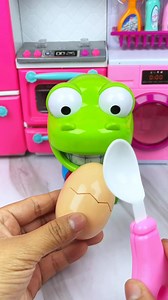 633K views · 2.1K reactions | Satisfying With Unboxing Miniature Frog Eating Egg Set Toys, ASMR Video | Gaming Of Afsar | Facebook
