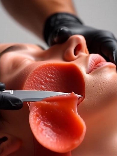 Artificial Human Face ASMR #asmr #aivideo