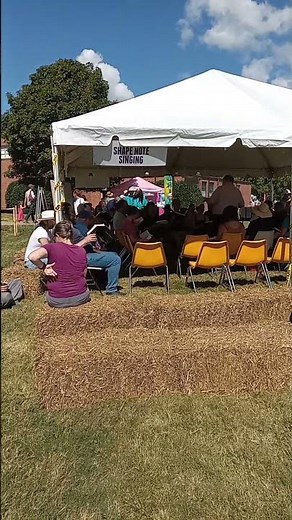 Mountain Heritage day shape note singing