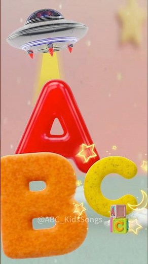 ABC Song 🛸 UFO Space Adventure! #abc #shorts #abcd