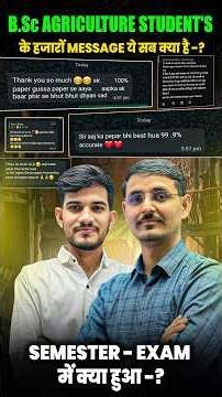 BSc Agriculture Course Reality | Jobs, Salary, Govt Exams | Honest Review