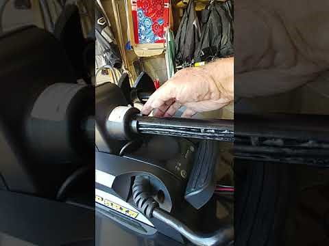 Garmin transducer on a Terrova with lift assist