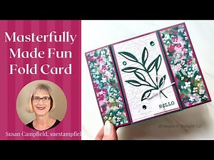 Masterfully Made Fun Fold Card