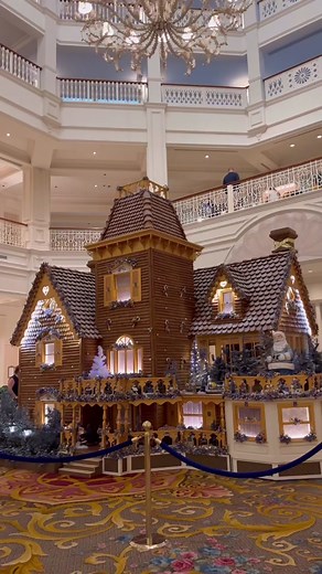 Life Size Gingerbread House at Disney Grand Floridian Resort