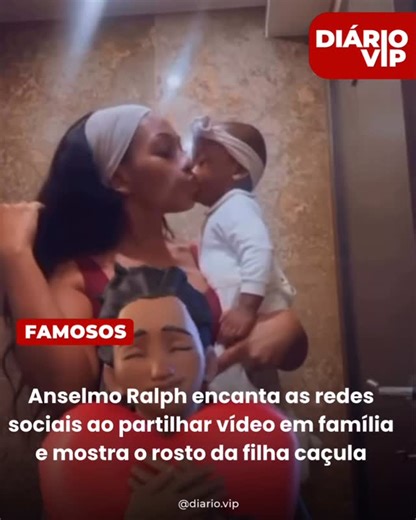Diário Vip | O cantor angolano Anselmo Ralph encantou as redes sociais ao partilhar um registo em família ao lado da esposa, Madlice Cordeiro, e da... | Instagram