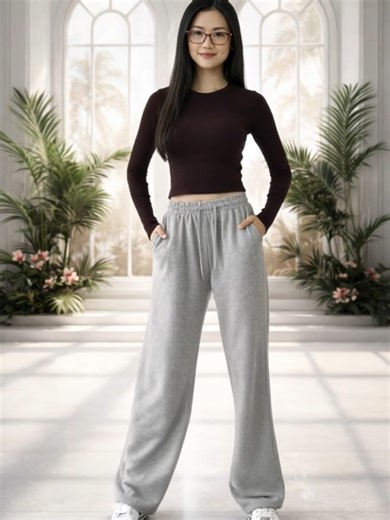 Spill rahasia gaya santai tapi stylish ala drakor 😎 #loosepants #ootdfashion #ramadanekstraseru #tiktokshop #fyp