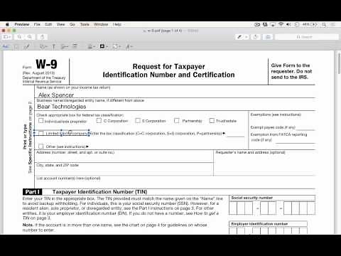 Filling Out and Signing Forms With Preview
