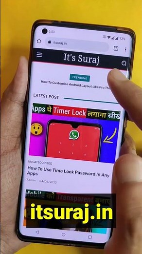 How To Set Timer Lock On Android | Timer Password For Android Apps #Shorts