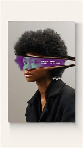 Learn how to create smudge effect poster in Photoshop