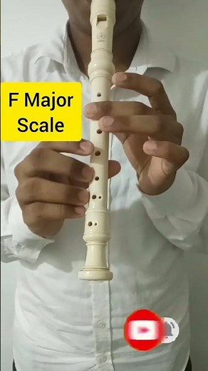 F Major Scale | Recorder | Learn Recoder #shorts #music #recorder