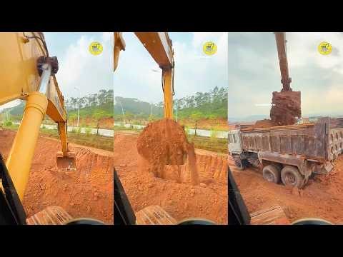 How To Excavators Load Soil Onto Trucks Professionally P1630