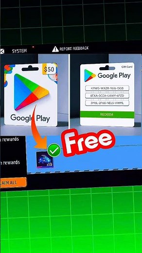 100% FREE Google play REDEEM CODE, google play gift card, How to get free redeem code