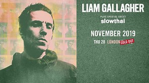 Headlining The O2 for the first time don't miss Liam Gallagher this...