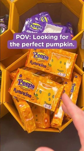Halloween PEEPS Marshmallow Pumpkins