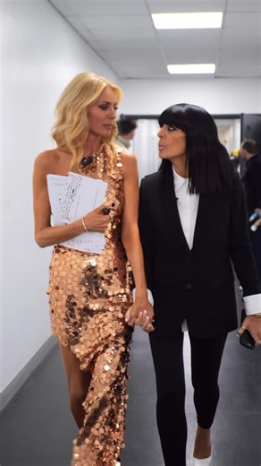 Tess Daly on Instagram: "The last dance with my girl @claudiawinkle 💕 🎥: @zakwalton"