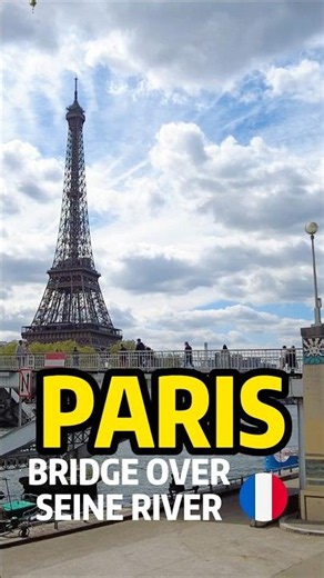 Paris' Hidden Bridge? 🇫🇷 Passerelle Debilly With The Best Eiffel Tower View