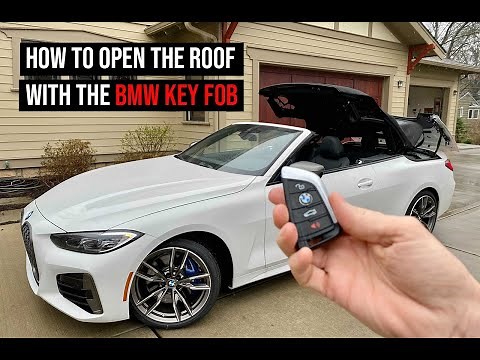 How to Open & Close Your BMW 4 Series Convertible with Just the Key Fob