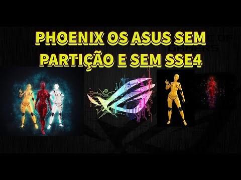 PHOENIX OS ASUS lite free fire🎮PHOENIX OS mod BIOMETRIX OS para pc super fraco sem sse4 1 e sse4.2