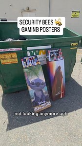 239K views · 4.8K reactions | I found gaming, anime and movie posters but the bees  wanted them all for themselves!!! Would you take these posters? #dumpsterdiving #anime #gamer #cod #movies #bees | Dumpster Dive King | Facebook