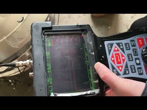 TUD500 ultrasonic flaw detector, Forging flaw detection instrument factory, 90° straight probe.