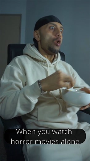 When You Watch Horror Movies Alone 﫶 Damage Recovery 﫶 #comedy #horrormovies #relatablememes | Navid Airfaqi | Facebook