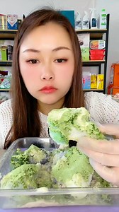 7.8K views · 364 reactions | Enjoying some delicious green tea ice cream!  Who else loves this refreshing treat? #IceCreamLover #SweetTreats | Allyson Buchheim | Facebook