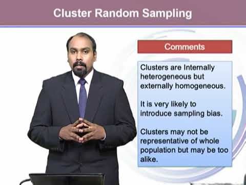 Cluster Random Sampling | Applied Biostatistics | BIO733_Topic064