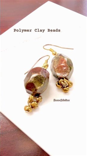 Polymer Clay Handmade Beads To Earrings
