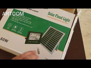 Comment installer un projecteur Solaire 60w