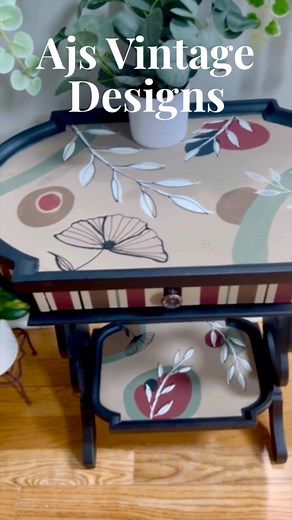 3.6K views · 31 reactions | Let your creativity flow using Dixie Belle Paint Company’s chalk mineral paints. I had fun doing this one . #ajsvintagedesigns #dixiebellepaint #dbpbrandambassador #loosepainting #intuitiveart #furnituremakeover #thriftedhome #paintedfurniture | Ajs Vintage Designs | Facebook