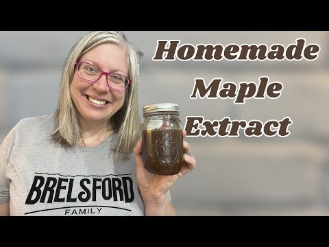 DIY Maple Flavoring Extract - Perfect For Baked Goods & Gift Giving