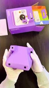 ASMR Polaroid Now Gen3 Film Camera #unboxing #asmr #asmrsounds #polaroid #filmcamera