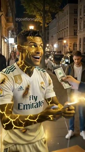 🔥😱 Ronaldo Turns Into Fire Man… Messi Gets Roasted! #ronaldo #cr7 #messi #shorts #football