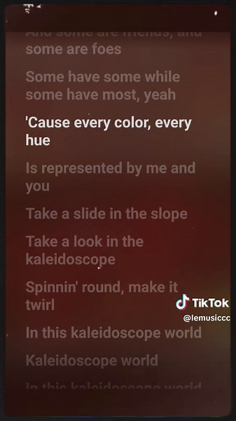 Song Lyrics Breakdown: Every Color, Every Hue