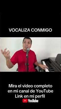 Vocaliza conmigo | clases de canto | Aprender a cantar