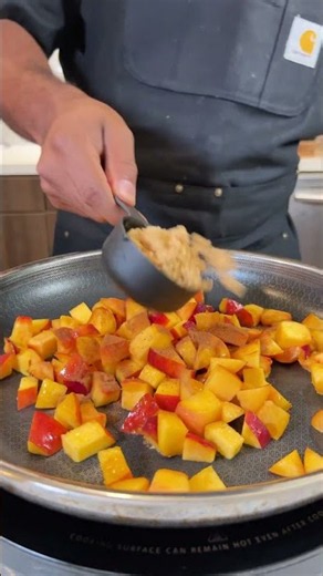 Peach Cobbler Overnight Oats