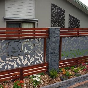 [Hot Item] Metal Laser Cut Decorative Security Customized Screen Laser Cut Screen Fence Privacy Fence Garden Fence
