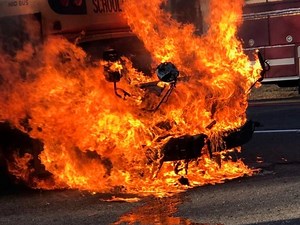 Mahwah School Bus Catches Fire Tuesday Morning