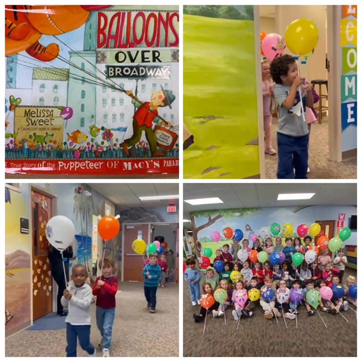 The K4 classes read about the history of the Macy’s Thanksgiving Day parade and decorated balloons to give the rest of ABC Weekday a parade! | Abilene Weekday Preschool