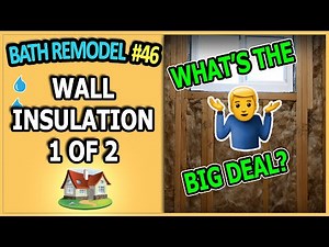 Bathroom Remodel 46 - Exterior Wall Insulation - Part 1 of 2