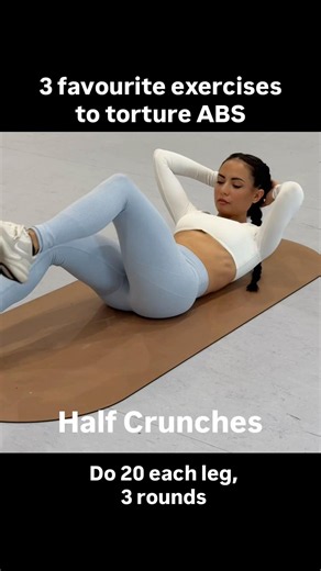 Best 3 Abs Exercises for Women - Flat Stomach & Strong Core Workout