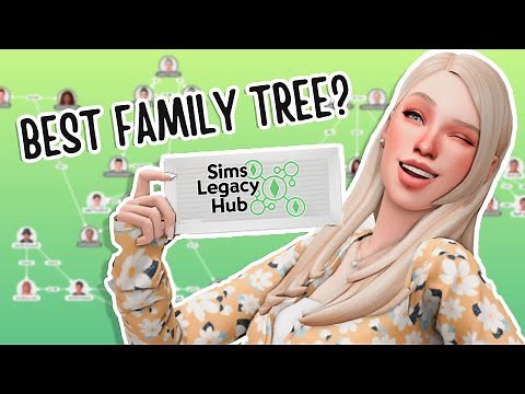 CUSTOM FAMILY TREE App for The Sims 4! 💚 | Sims Legacy Hub overview & review