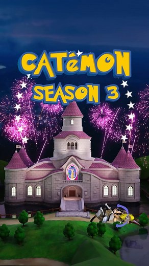 Croissant Cat on Instagram: "CATéMON SEASON 3 EP. 1 - Croissant’s bizarre adventure continues! Will Croissant ever get to the dance?? 🥐🏰 #catemon #catémon #catsofinstagram #catstagram #funnycats #catlovers #catlife #pokemon #pokemongo #pokemonbattle #pokemoncards #pokemoncommunity #princesspotato #pesto #pestothepenguin #pokedance #princesspeach #potato #britishshorthair #goldencroissantcat #croissantthecat #croissantcat #huhcat #zonedoutcat #dancecat #maxwellcat #memecat"